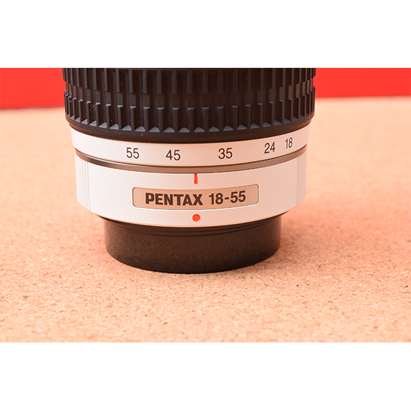 SMC PENTAX-DAL　1:3.5-5.6　18-55mm　AL!ホワイト