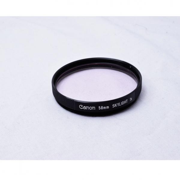 Canon 58mm SKYLIGHT 1x 中古　色付き